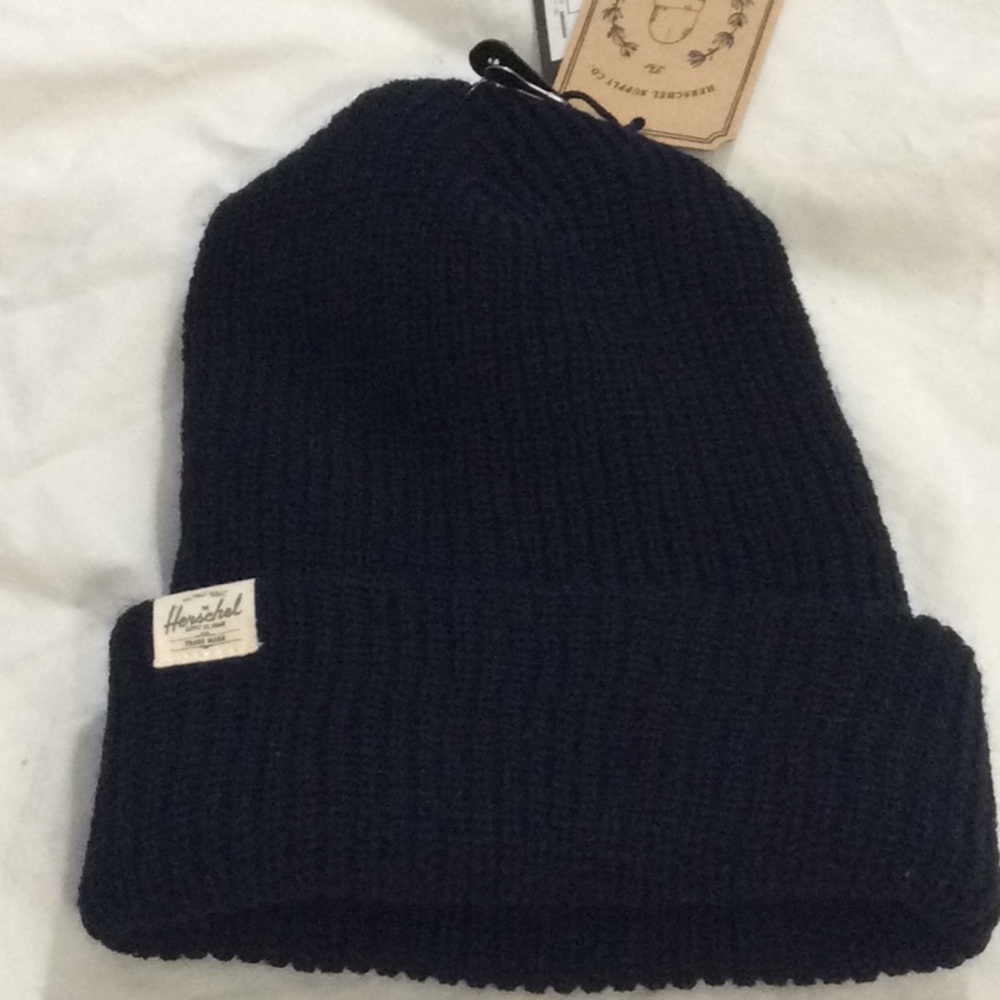 Herschel Navy Blue beanie